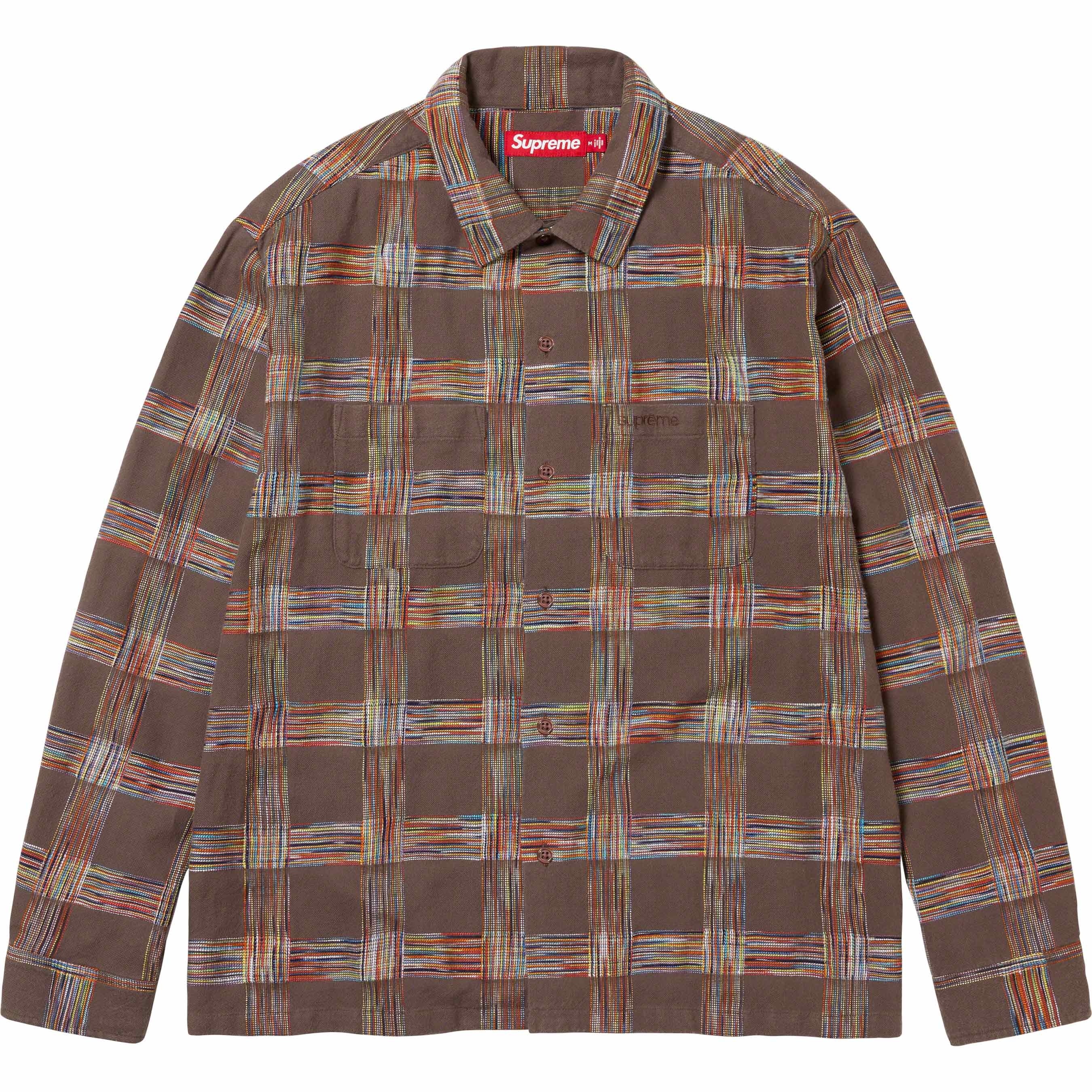 Woven Plaid Shirt view 6